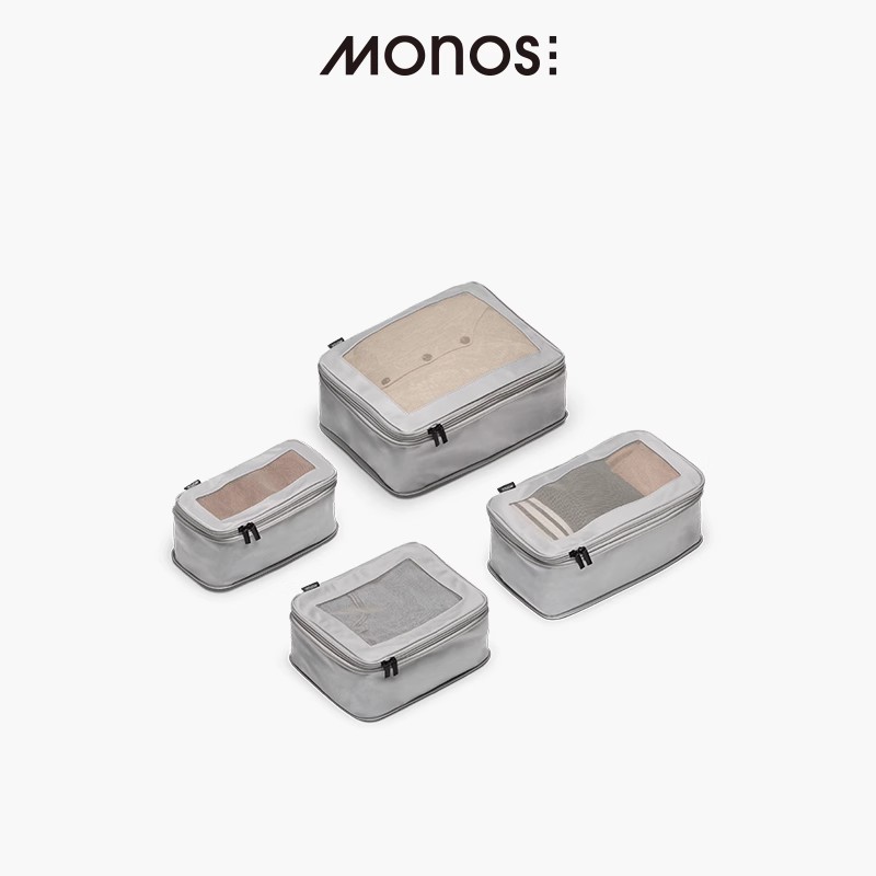 Monos travel 可壓縮收納袋 PC 4件套