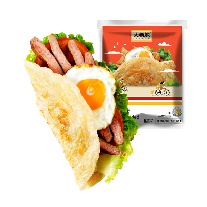 PLUS會員:大希地 原味手抓餅900g 任選6件