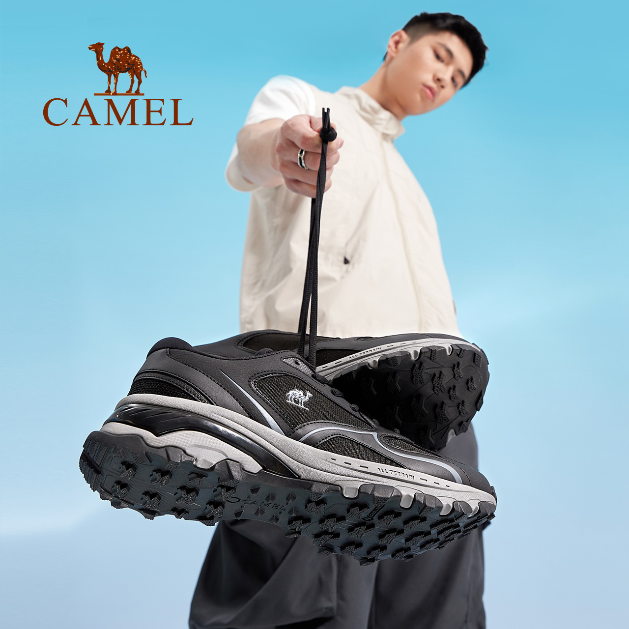 88VIP會(huì)員：CAMEL 駱駝 X13S097020 男款跑步鞋