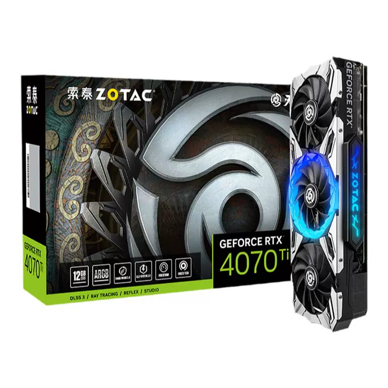 ZOTAC 索泰 RTX4070 SUPER 黑神話悟空聯(lián)名顯卡