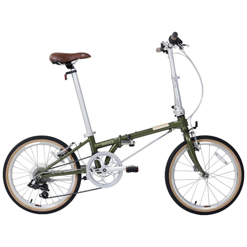 DAHON 大行 20寸鉻鉬鋼7速男女式復古單車HAC072 橄欖綠
