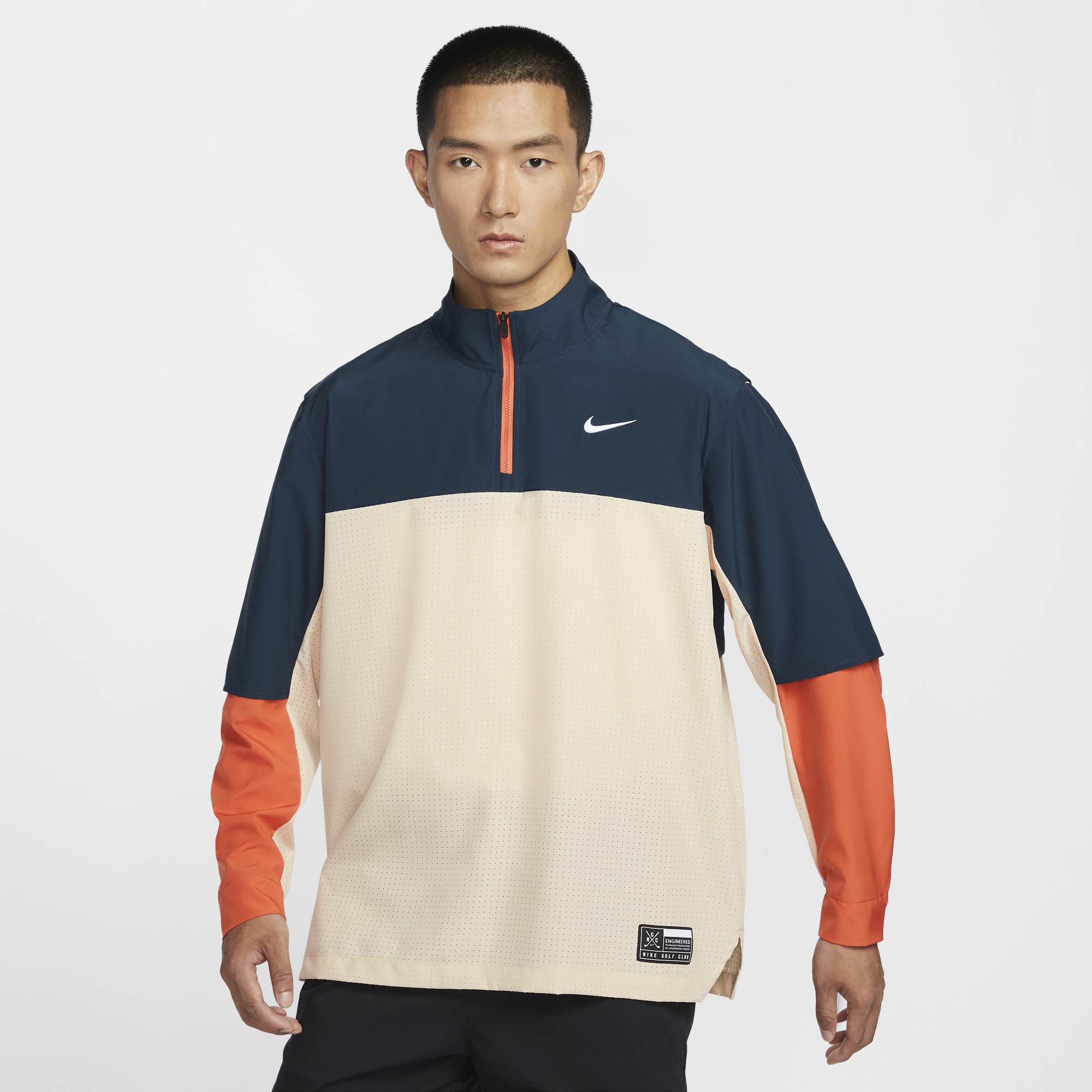 NIKE 耐克 GOLF CLUB DRI-FIT 男子速干高爾夫上衣秋季新款寬松梭織FQ1156