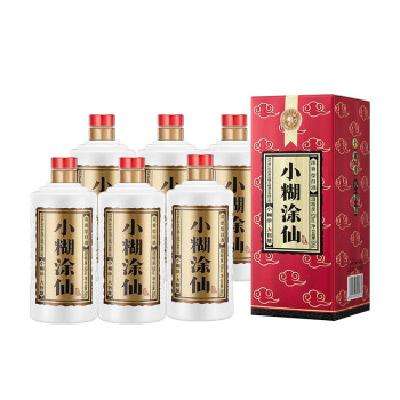 預售：小糊涂仙 普仙 升級版 52度 濃香型白酒 500ml*6瓶 整箱裝