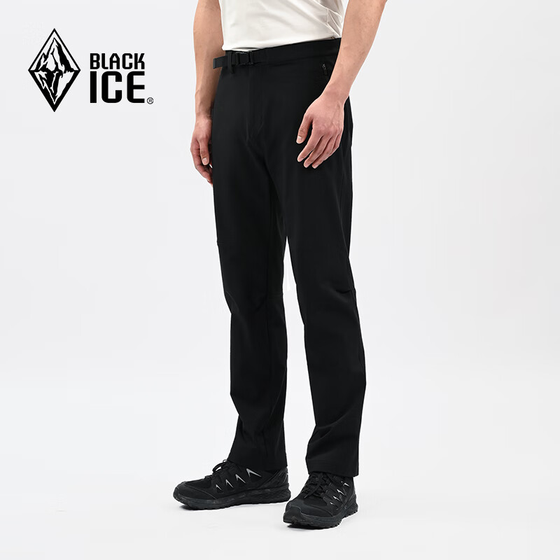 BLACKICE 戶外防潑水耐磨彈力軟殼褲