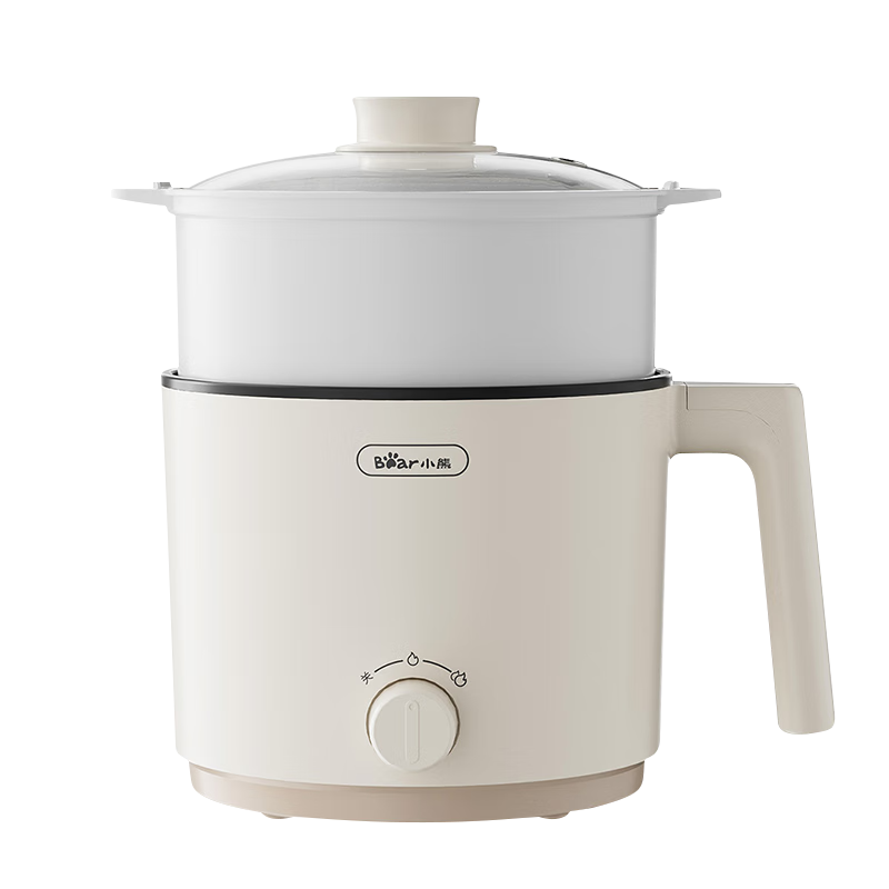 PLUS會員:小熊（Bear）電煮鍋1.7L DRG-V17C2 配蒸籠
