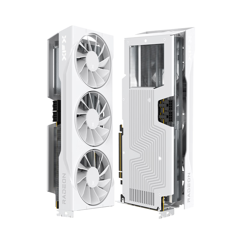 訊景（XFX）AMD RADEON RX 9070 GRE OC 雪狼 12GB 全新電競游戲設計智能學習臺式電腦獨立顯卡