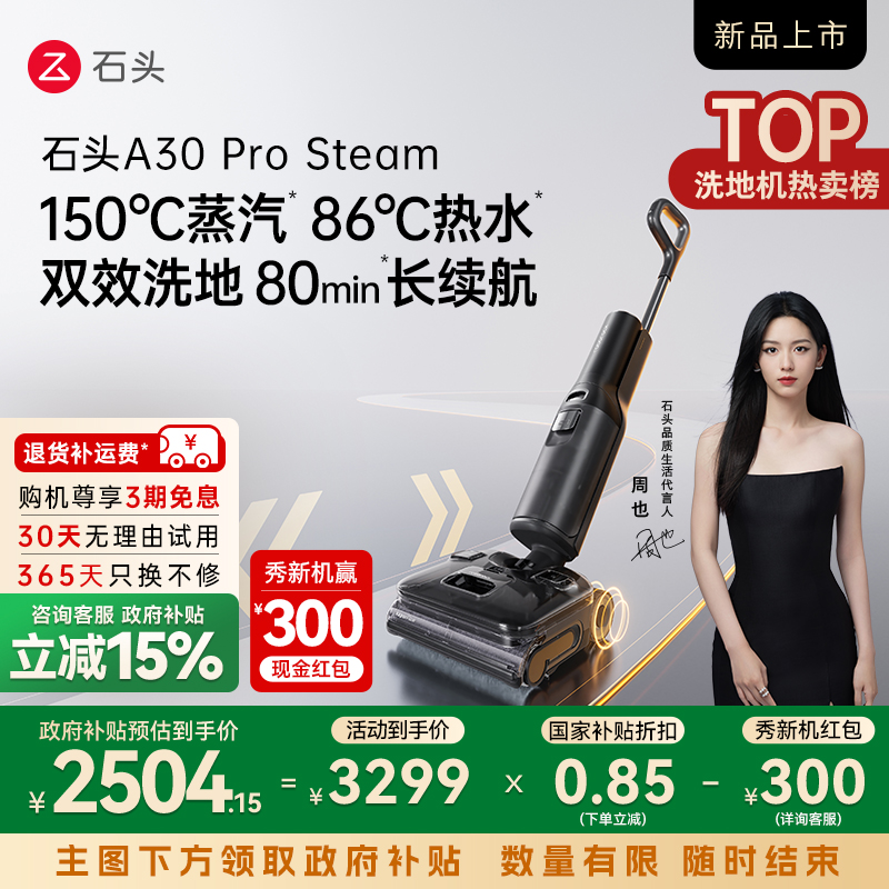 石頭 Roborock A30 Pro Steam WD6Y1A 無線洗地機