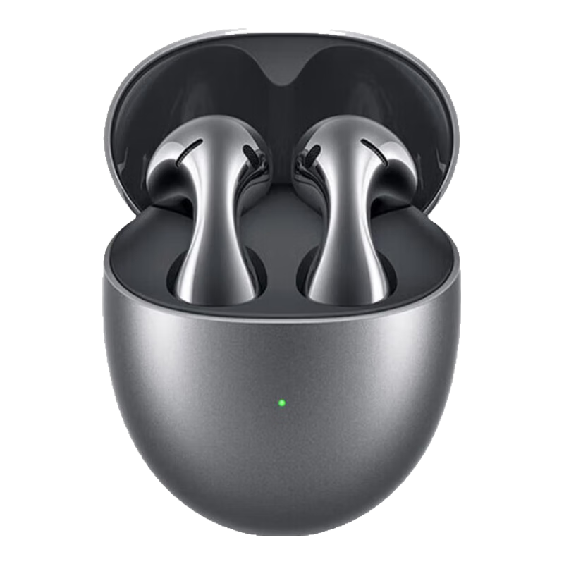 百億補(bǔ)貼、PLUS會(huì)員：（HUAWEI）華為 藍(lán)牙耳機(jī) FreeBuds 5 至臻 銀 適用于華為mate60 半入耳降噪水滴 音樂(lè)游戲 手機(jī)通用