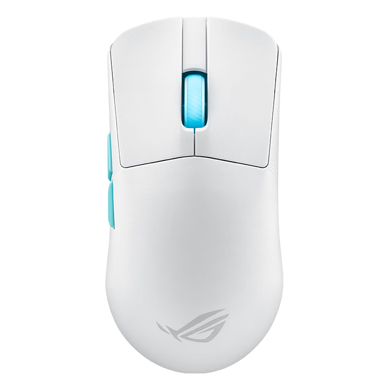 ROG龍鱗ACE ROG鼠標 AimPoint36k傳感器 無線游戲鼠標 輕量化54g 有線無線藍牙三模 月耀白【至高享95折】
