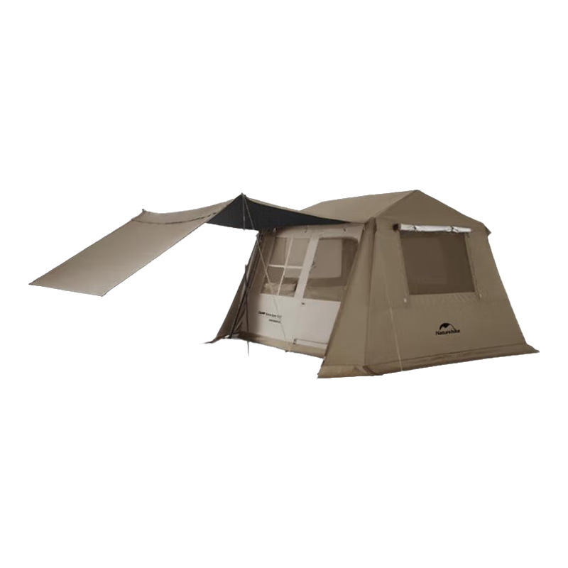政府補貼：NatureHike挪客 Village 6.0 屋脊2代 速開帳篷天幕 戶外露營黑膠防曬防雨小屋帳