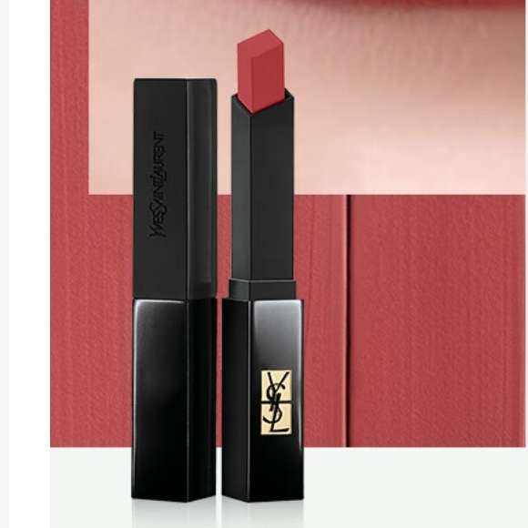 PLUS會員:YSL圣羅蘭 小黑條口紅302啞光