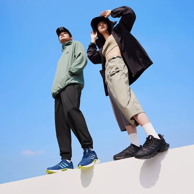 再降價(jià)、88VIP：adidas 阿迪達(dá)斯 CLIMACOOL清風(fēng)鞋 透氣網(wǎng)面休閑跑鞋男女