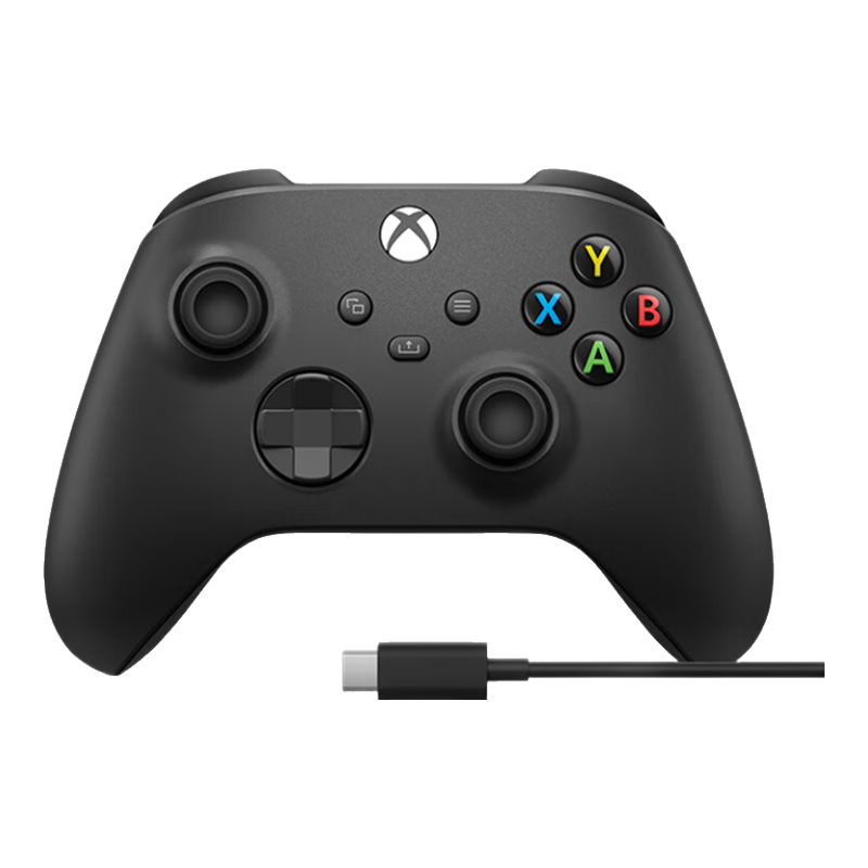 限地區(qū): 微軟Xbox無(wú)線游戲手柄 磨砂黑+USB-C線 藍(lán)牙 適配Xbox/PC/平板/手機(jī) Steam促銷 黑神話悟空 怪物獵人