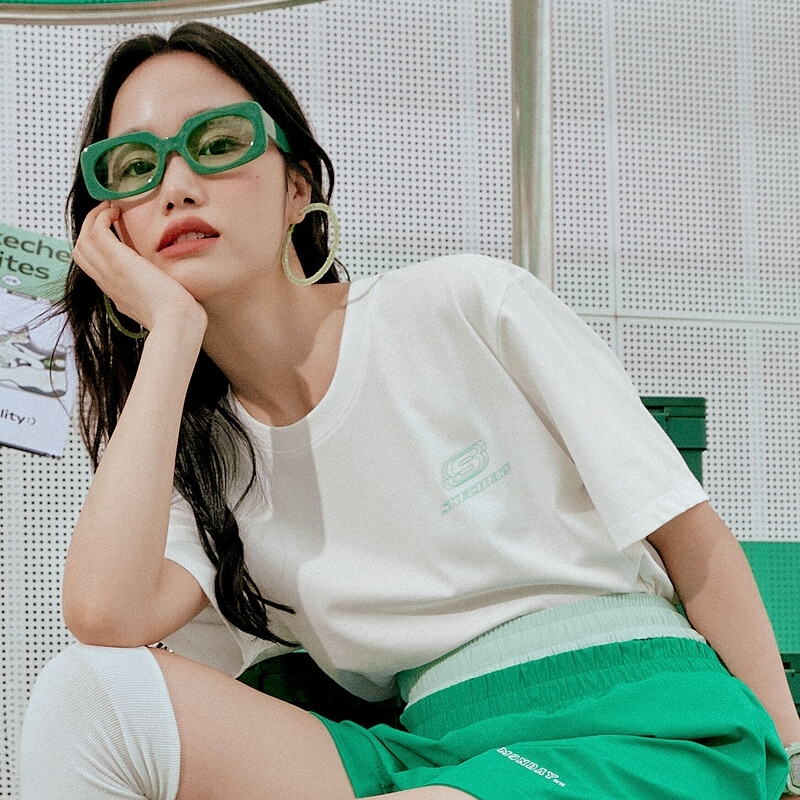 88VIP會(huì)員：斯凱奇 10 點(diǎn)開始： SKECHERS 斯凱奇 情侶T恤短袖