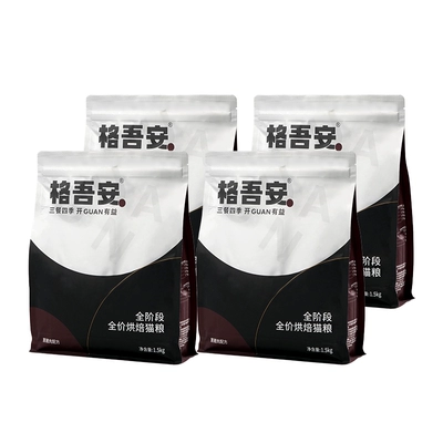 格吾安 全價(jià)烘焙貓糧 黑豬肉配方120g