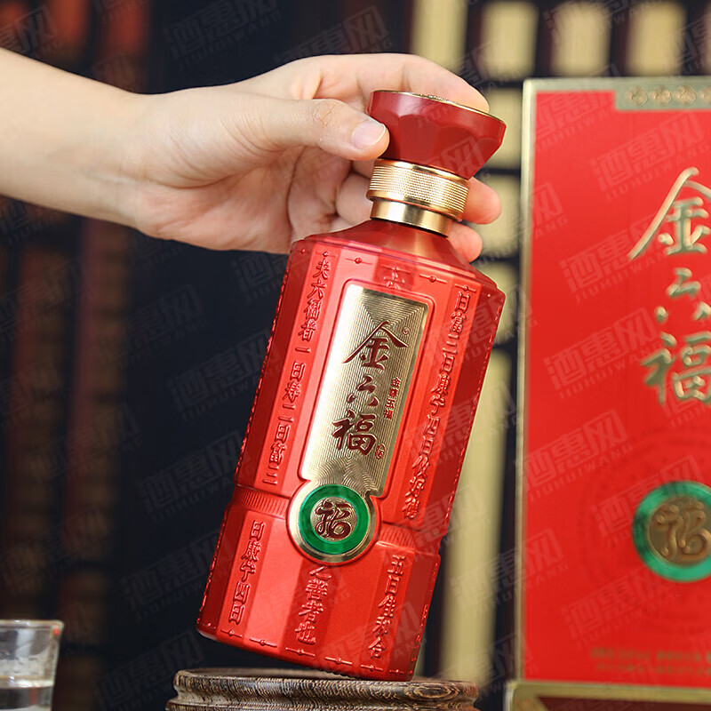 金六福 50.8度兼香型白酒 500mL 6瓶 金尊玉福