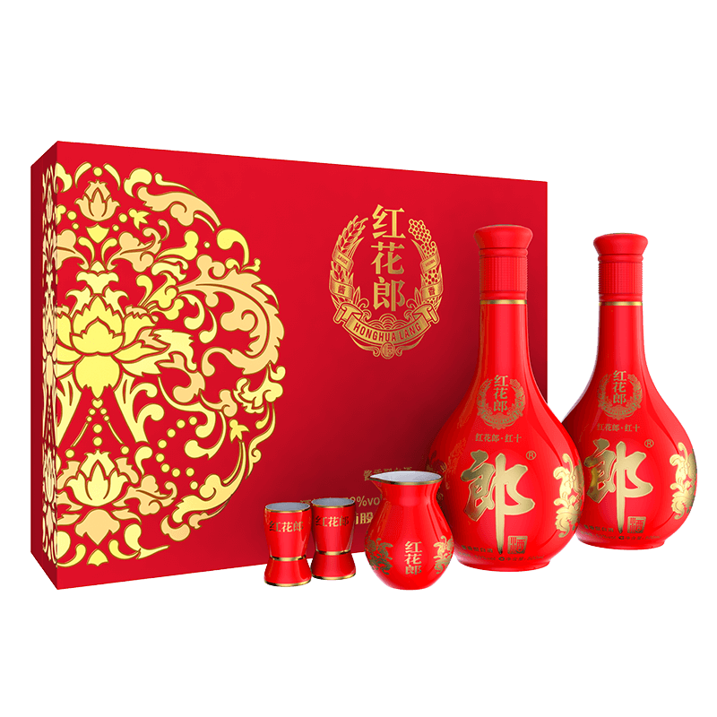 紅花郎10 53度 500mL*2瓶禮盒