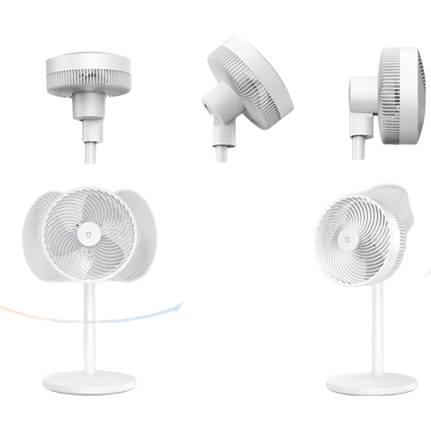 Plus、米家小米 空氣循環(huán)扇電風扇落地扇 家用3D自動搖頭直流變頻輕音節(jié)能臺地兩用APP100檔調節(jié)