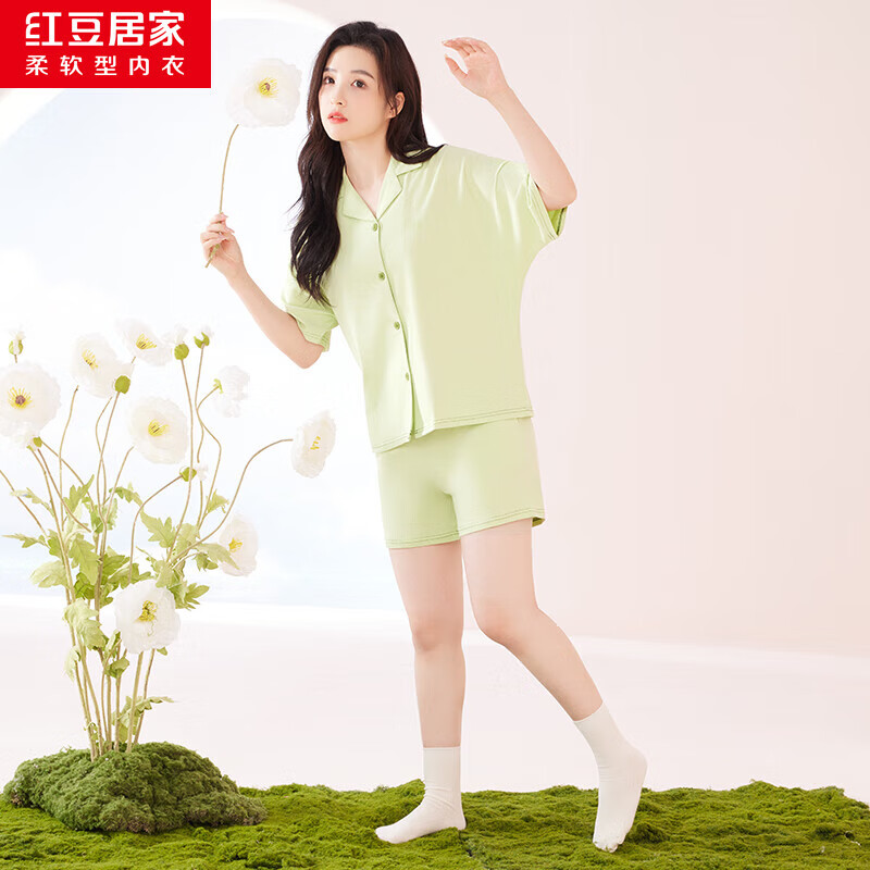 紅豆居家 低價清倉 數量有限 純棉短袖家居服 男女同款