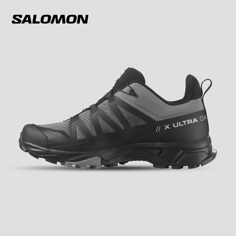 salomon 薩洛蒙 X ULTRA 4 男子徒步鞋 灰色 413856