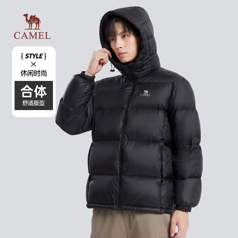 PLUS會員：CAMEL 駱駝 情侶款熾云加厚羽絨服 M33CR07131A