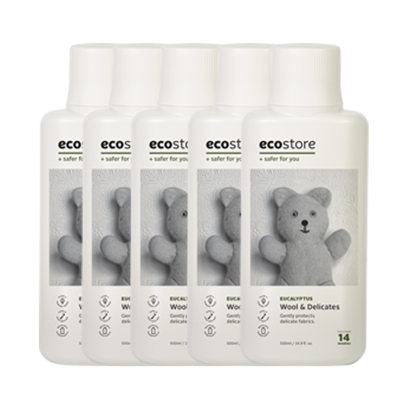 ecostore 宜可誠 真絲羊毛羊絨洗衣液 500ml*5瓶