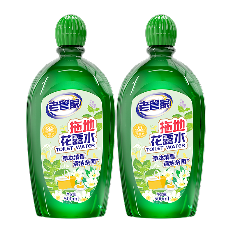 plus會員：老管家拖地花露水500ml*2花露水驅蚊液
