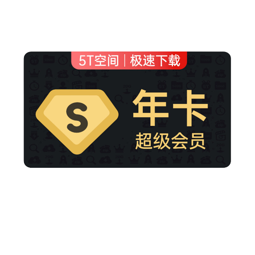 Baidu 百度 網盤 超級會員 12個月