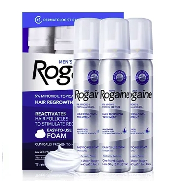 值選：Rogaine 培健 男士生發泡沫60ml*3