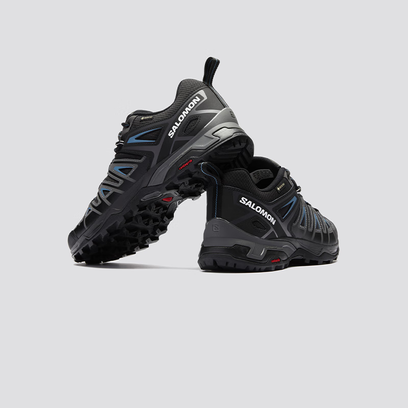 salomon 薩洛蒙 男款 戶外運動防水透氣舒適減震徒步鞋 X ULTRA PIONEER GTX 黑色 471701 6.5 （31號20點）