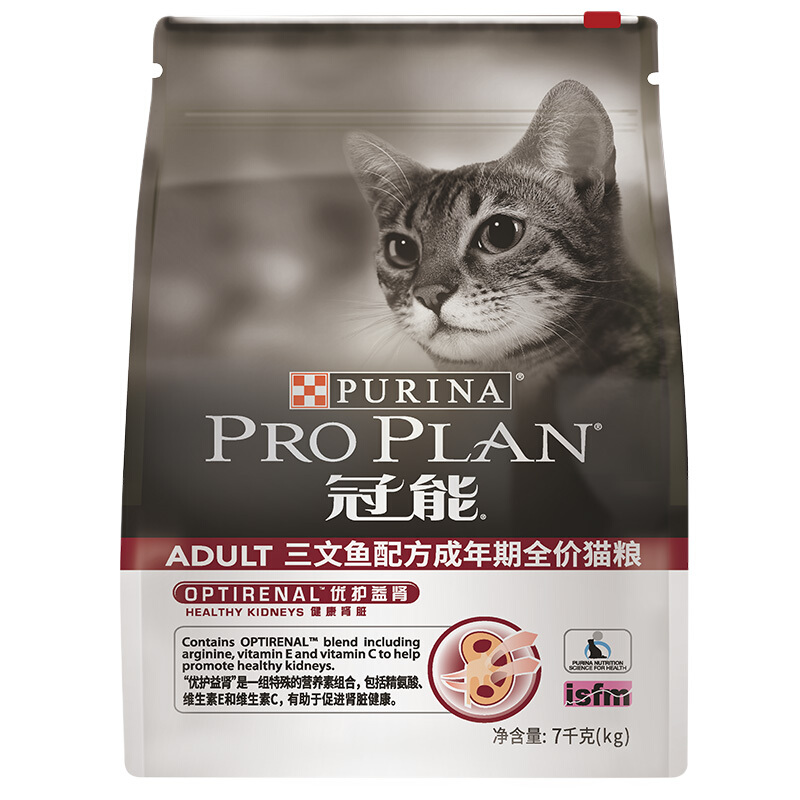 冠能 優護營養系列 優護益腎三文魚成貓貓糧 7kg