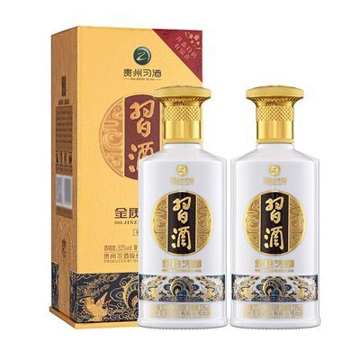 【2瓶裝】習酒金質500ml*2雙瓶裝 53度醬香型白酒 禮贈酒水