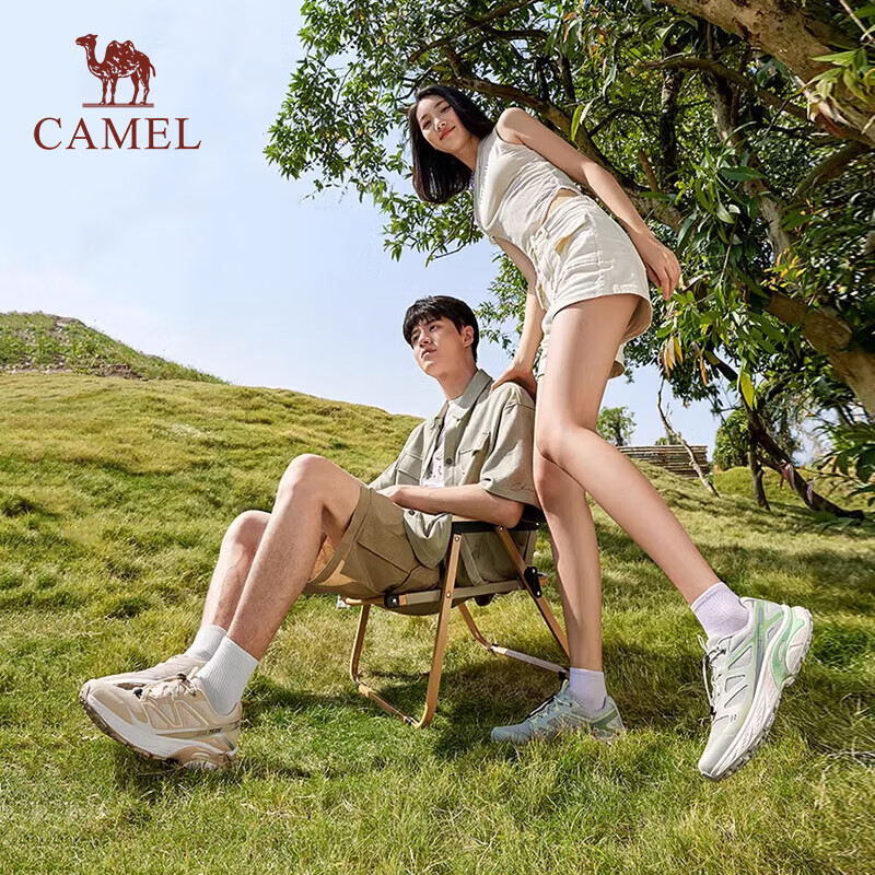 plus會(huì)員：駱駝（CAMEL）戶外登山鞋男女春夏透氣防滑運(yùn)動(dòng)徒步越野鞋F(xiàn)24B097048