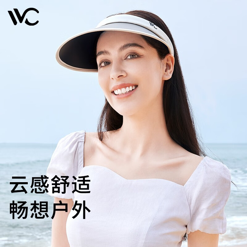 VVC 遮陽帽 黑拼白
