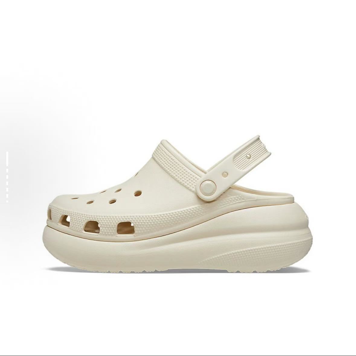 crocs 卡駱馳 泡芙Clog洞洞鞋男女鞋涼拖拖鞋沙灘涼鞋 207521