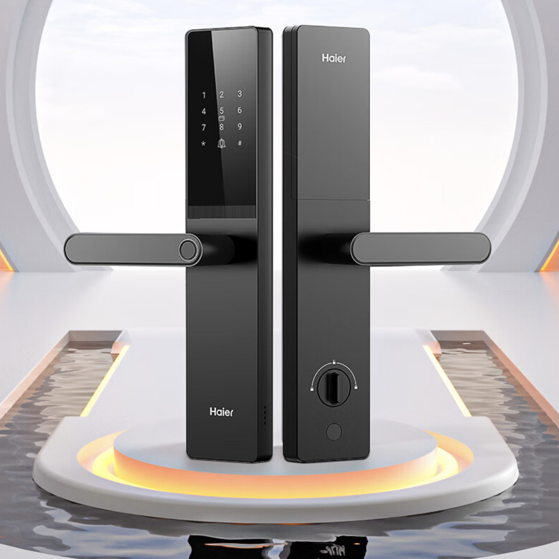 家裝季：Haier 海爾 T15 執(zhí)手智能門鎖