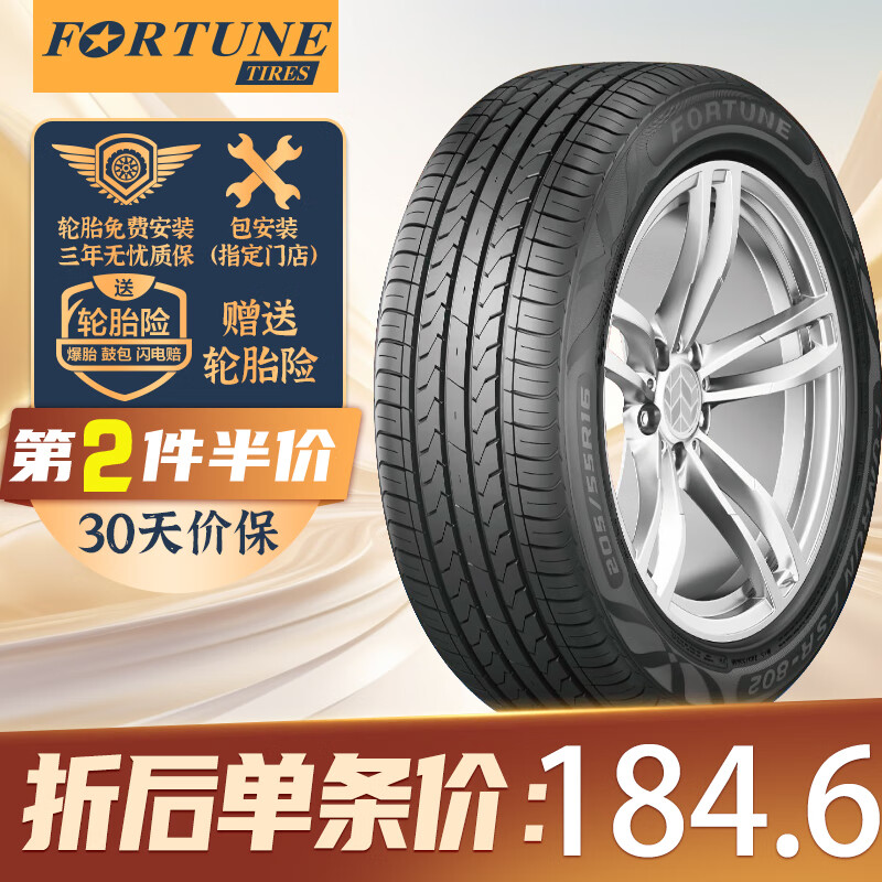 FORTUNE 富神 汽車輪胎 195/60R16 89H FSR 802