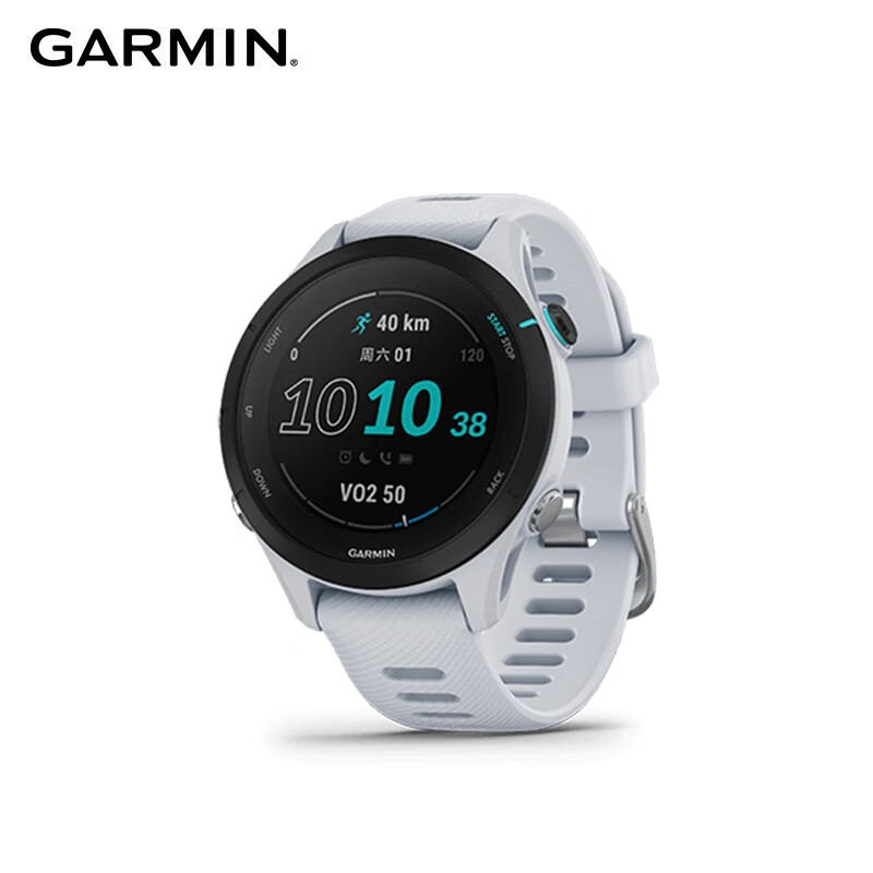 雙11預售：Garmin 佳明 Forerunner 255S 音樂版 運動手表 純凈白