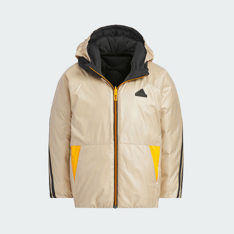 adidas 阿迪達斯 雙面穿保暖外套男款羽絨服JJ5010