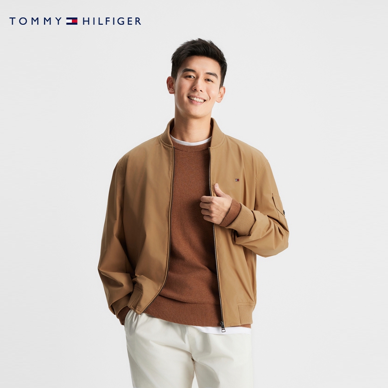 TOMMY HILFIGER 男裝棒球領夾克 MW0MW32802