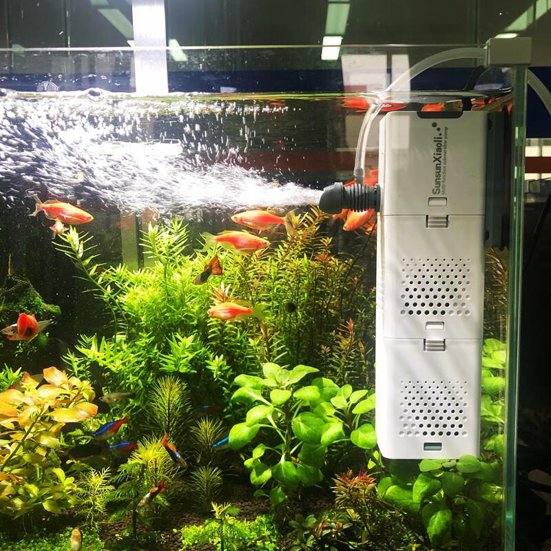 森森 小鯉魚缸過濾器凈水循環(huán)三合一內(nèi)置水族箱過濾系統(tǒng)XQP-500F 6W