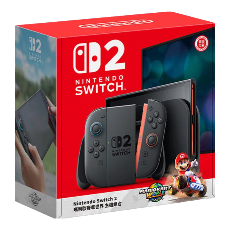 任天堂（Nintendo）Switch2/1代 OLED/續航加強日版/港版便攜家用ns體感游戲掌機 【直郵倉】港版switch2 同捆包裝-不含游戲