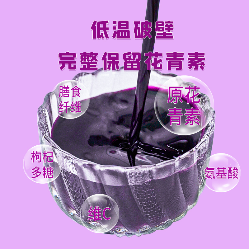 新養集 黑枸杞原漿300ml/盒青海黑枸杞汁原液禮盒花青素易吸收