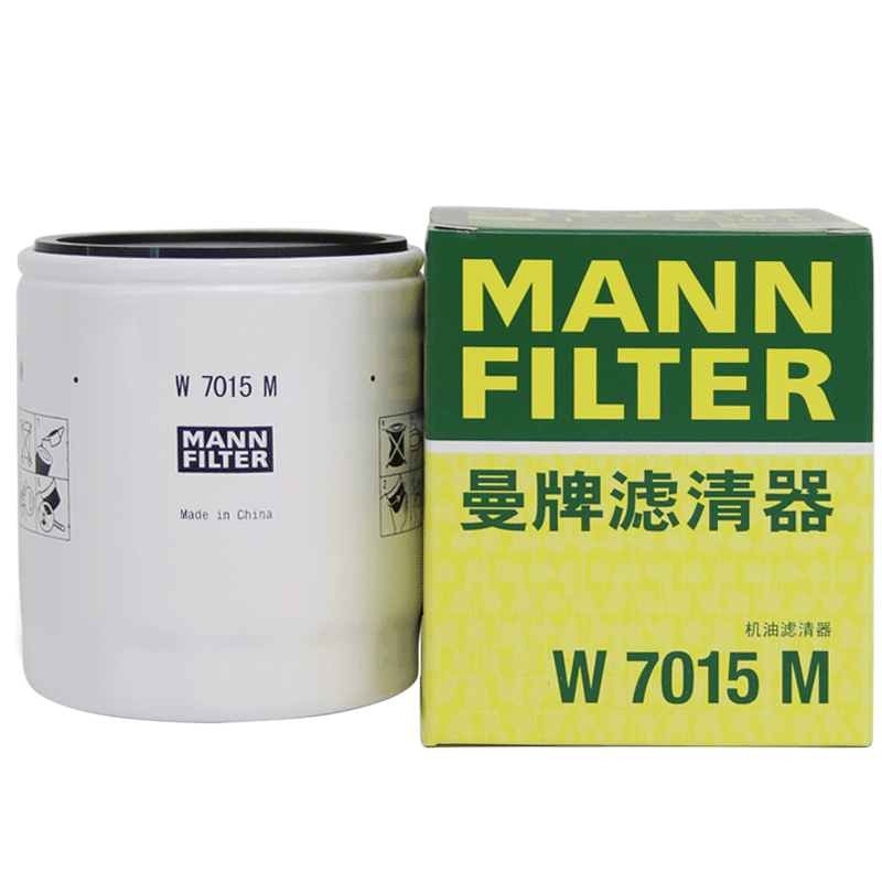 曼牌濾清器 曼牌機濾/機油濾芯/濾清器/機油格 適配 福特福睿斯/新嘉年華 1.0T 機油濾