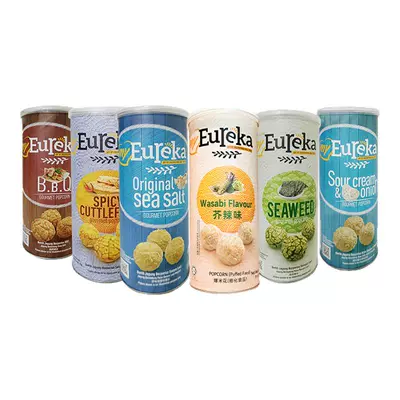 臨期、88VIP：馬來西亞 MyEureka悠樂嘉多口味爆米花 70g*3罐