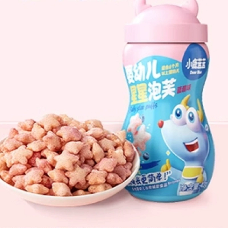 小鹿藍藍嬰幼兒星星泡芙藍莓味