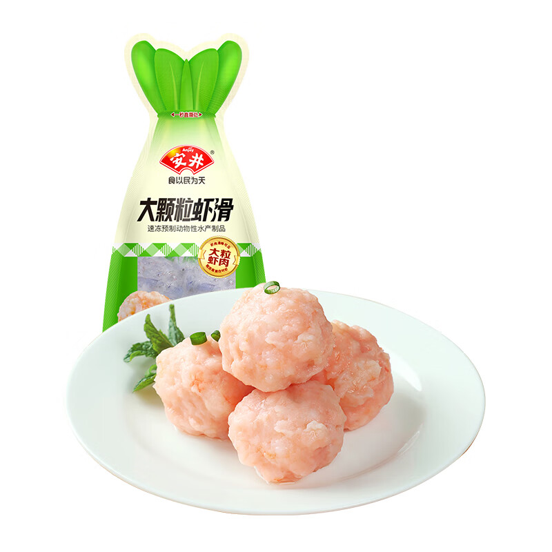 安井 100g大顆粒蝦滑*1袋（任選5件）