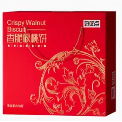 88vip、需福袋：好吃點 餅干香脆核桃餅550g*1盒