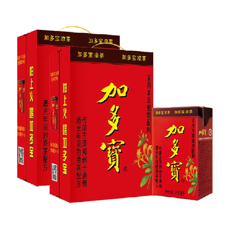 JDB 加多寶 涼茶250ml*16盒*2 禮盒裝（32盒）