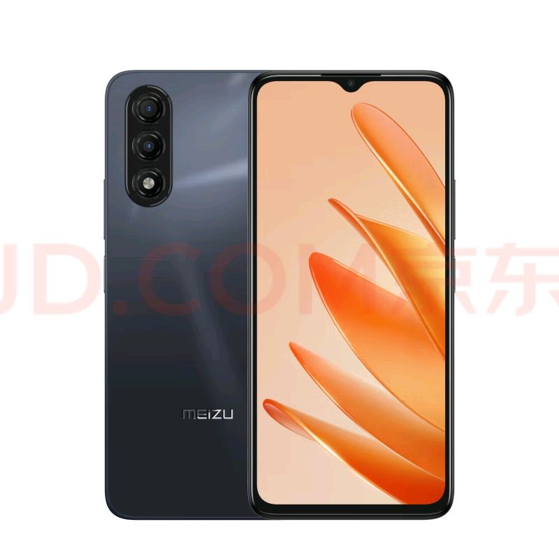 plus會員:魅族（MEIZU）魅藍 20 AI手機 5010mAh輕薄長續航 5000萬主攝 Flyme AIOS系統 8GB+256GB 曜石黑